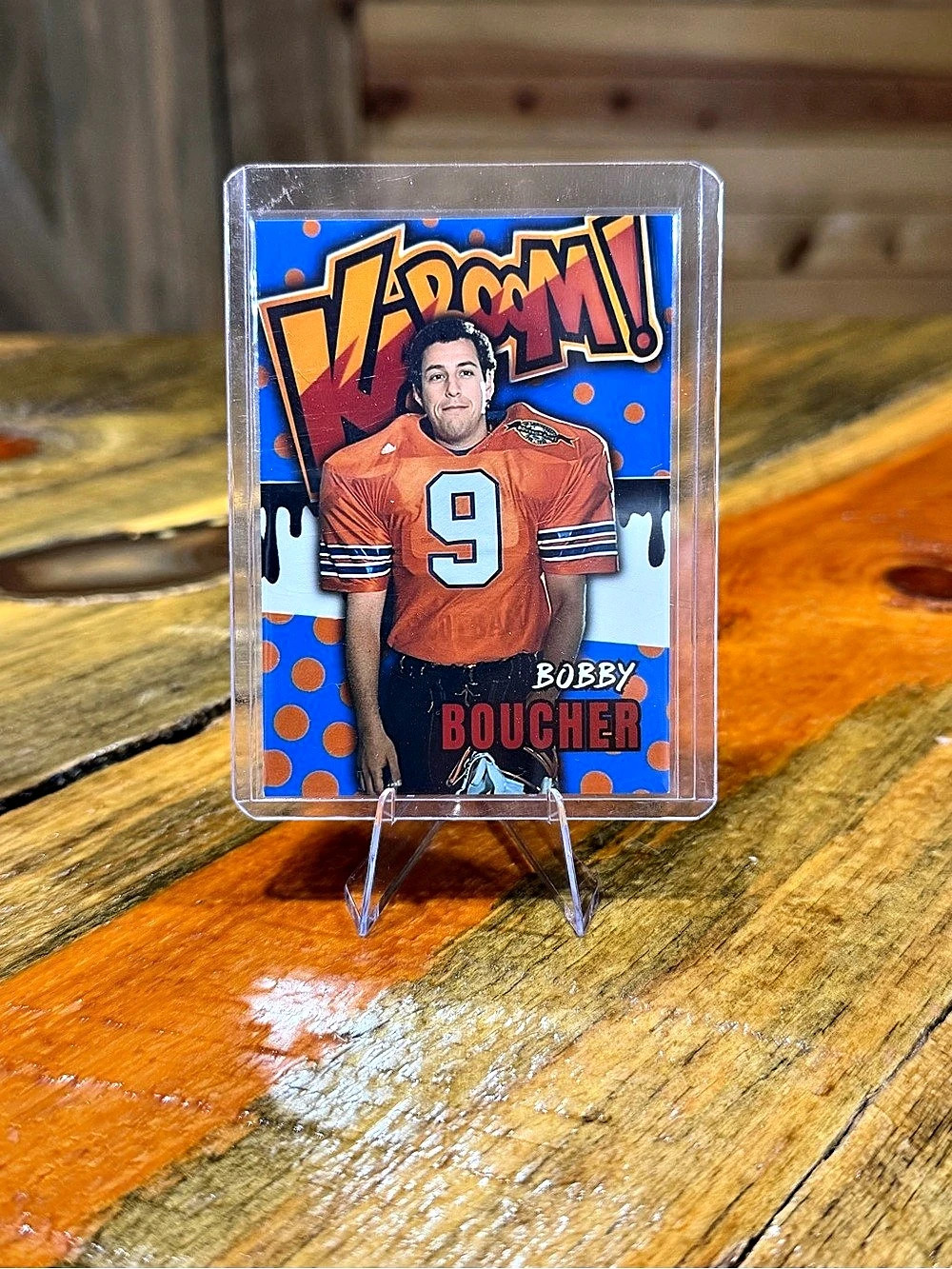 Bobby Boucher The Waterboy Custom Kaboom Trading Card Orange & Blue